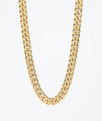 The Gold Gods 12mm Miami Cuban Link Chain Necklace