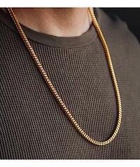 The Gold Gods 18" Franco Yellow Chain Necklace