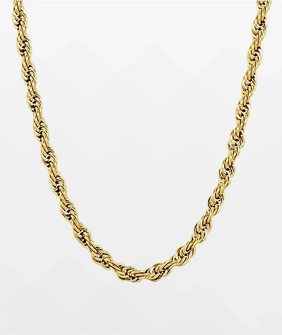 The Gold Gods 18" Rope Yellow Chain Necklace