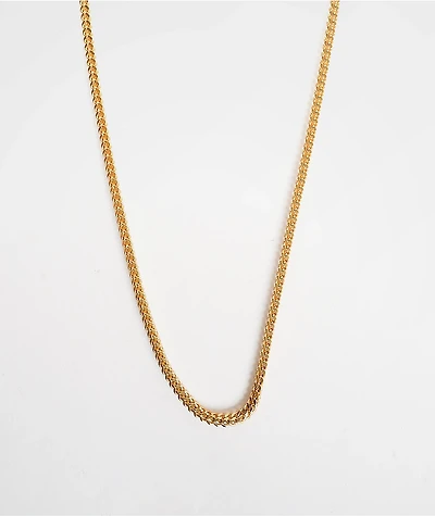 The Gold Gods 2.5mm Gold Franco Chain Necklace