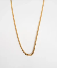 The Gold Gods 2.5mm Gold Franco Chain Necklace