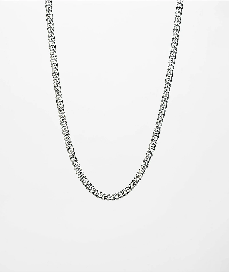 The Gold Gods 22" Miami Cuban White Gold Link Chain Necklace