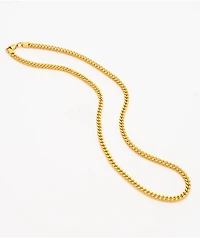 The Gold Gods 22" Yellow Gold Franco Box Chain Necklace