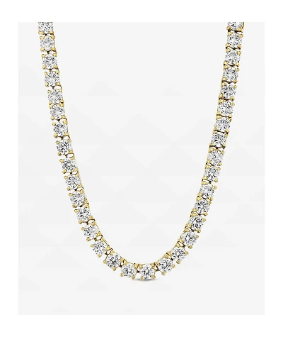 The Gold Gods 4mm 18" Gold Tennis Chain Necklace