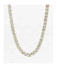 The Gold Gods 4mm 18" Gold Tennis Chain Necklace