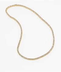 The Gold Gods 4mm Diamond Tennis Gold Chain