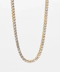 The Gold Gods 4mm Diamond Tennis Gold Chain