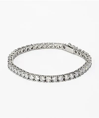 The Gold Gods 4mm White Gold Diamond Tennis Bracelet