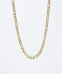 The Gold Gods 6mm Gold Figaro Chain Necklace