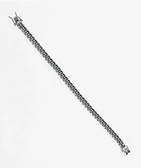 The Gold Gods 6mm Miami Cuban White Gold Bracelet