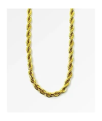 The Gold Gods 6mm Rope Chain Necklace