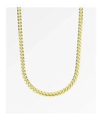 The Gold Gods Curved Franco 6mm Gold 22" Chain