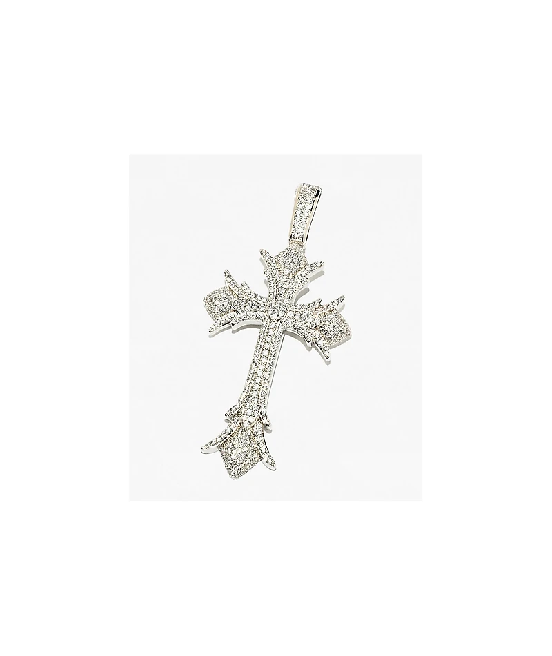 The Gold Gods Diamond Cross Pendant