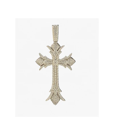The Gold Gods Diamond Cross Pendant