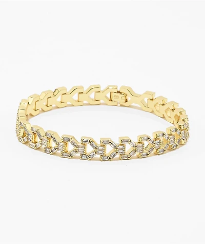 The Gold Gods Diamond Y Link 8mm Yellow Gold Bracelet