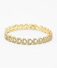 The Gold Gods Diamond Y Link 8mm Yellow Gold Bracelet