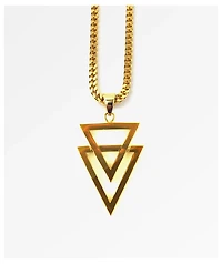 The Gold Gods Dual Arrow 22"  Necklace