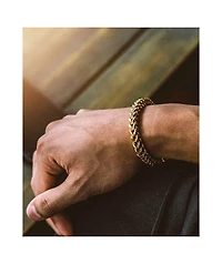 The Gold Gods Franco 6mm Gold Box Chain Bracelet