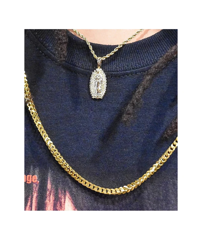 The Gold Gods Franco Box Chain 28"  Necklace