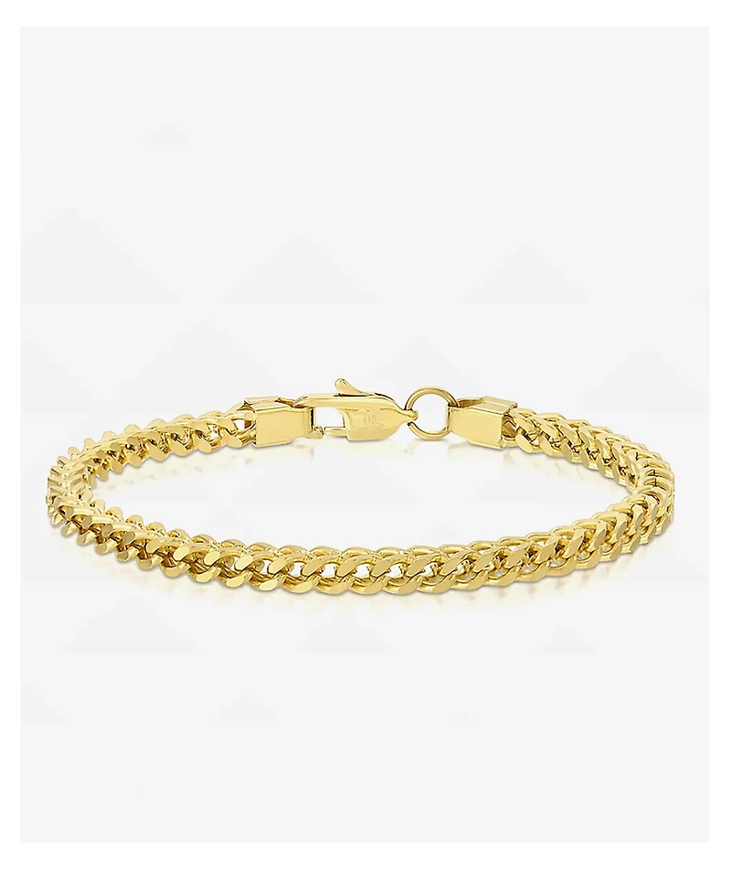 The Gold Gods Gold 8" Franco Box Bracelet