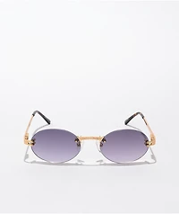 The Gold Gods Helios Gradient Black Sunglasses