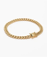The Gold Gods Miami Cuban Link 6mm Yellow Gold Bracelet