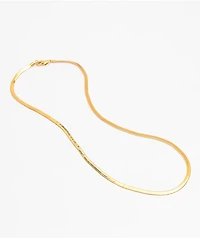 The Gold Gods Micro Herringbone Chain