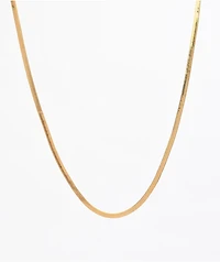 The Gold Gods Micro Herringbone Chain