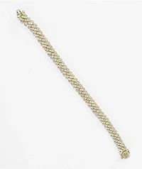 The Gold Gods Straight 8mm Gold Cuban Bracelet