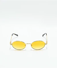 The Gold Gods The Ares Gold & Orange Gradient Sunglasses