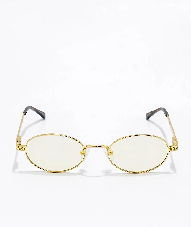 The Gold Gods The Ares Yellow Gradient Sunglasses