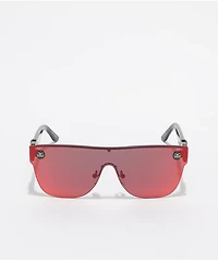 The Gold Gods The Cronos Black & Red Flash Sunglasses