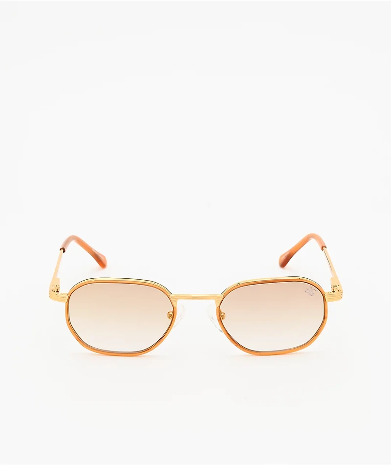 The Gold Gods Hermes Brown Gradient Sunglasses
