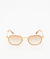 The Gold Gods Hermes Brown Gradient Sunglasses