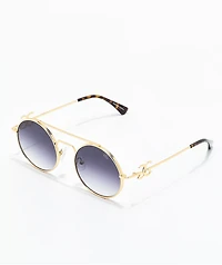 The Gold Gods The Visionaries Black Gradient Sunglasses