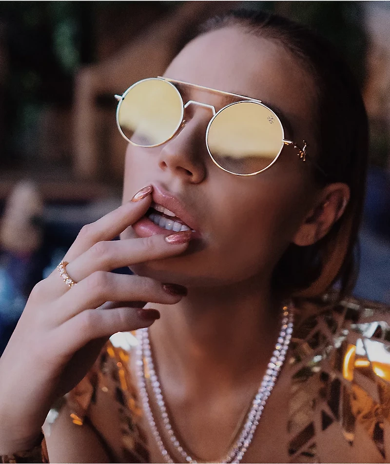 The Gold Gods Visionaries Gold & Yellow Gradient Sunglasses