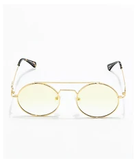 The Gold Gods Visionaries Gold & Yellow Gradient Sunglasses