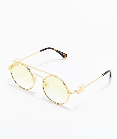 The Gold Gods Visionaries Gold & Yellow Gradient Sunglasses