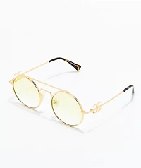 The Gold Gods Visionaries Gold & Yellow Gradient Sunglasses