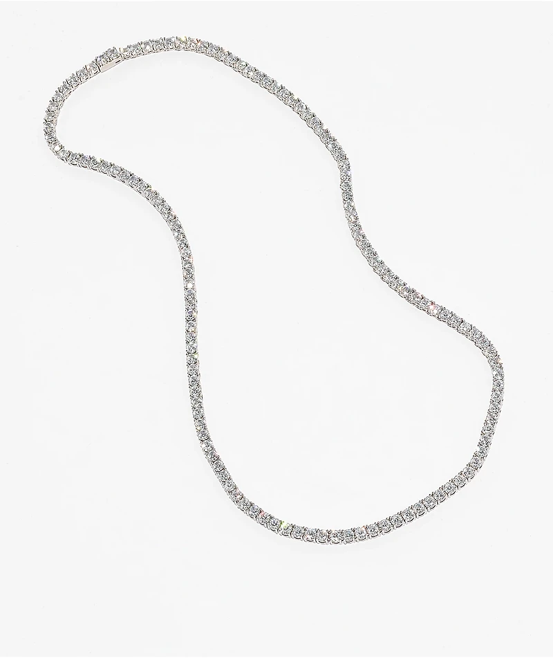 The Gold Gods White Gold Diamond 22" Tennis Chain