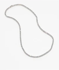The Gold Gods White Gold Diamond 22" Tennis Chain