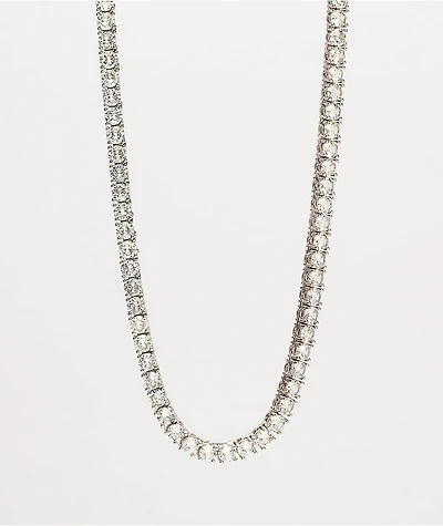 The Gold Gods White Gold Diamond 22" Tennis Chain