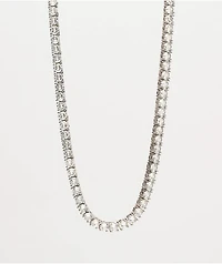 The Gold Gods White Gold Diamond 22" Tennis Chain