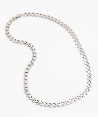 The Gold Gods White Gold Y-Link 22" Necklace