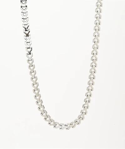 The Gold Gods White Gold Y-Link 22" Necklace