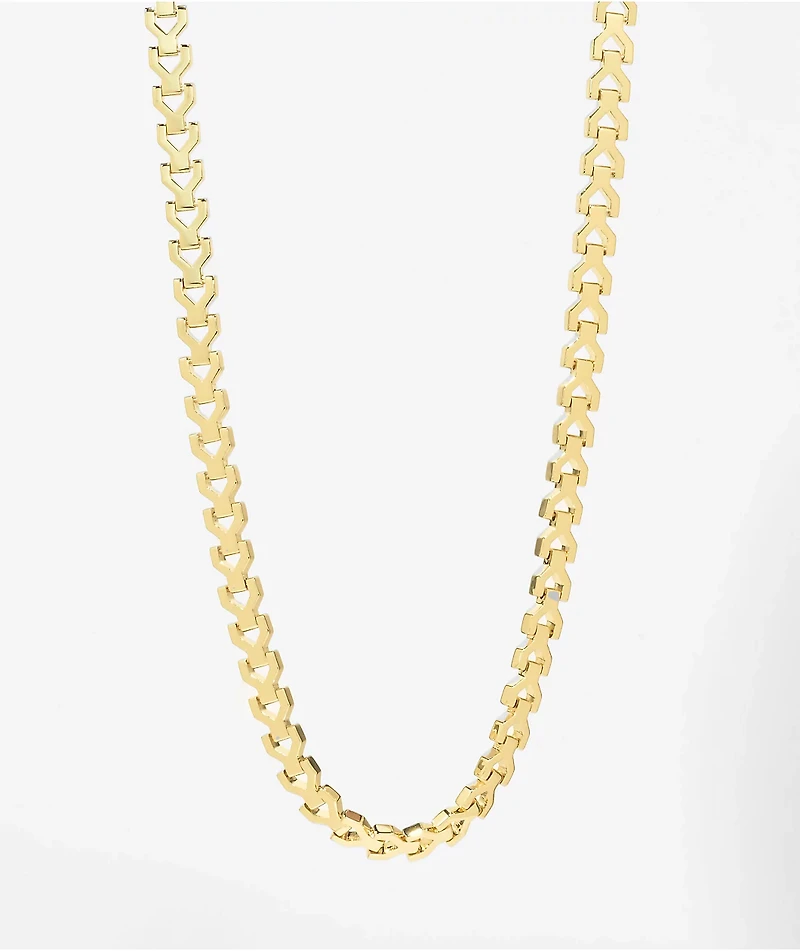 The Gold Gods Y-Link 22" Yellow Gold Necklace