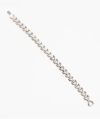 The Gold Gods Y-Link 7.5" Silver Bracelet