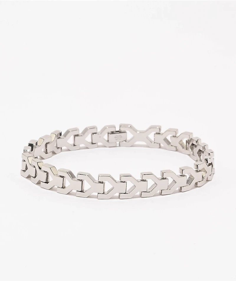The Gold Gods Y-Link 7.5" Silver Bracelet