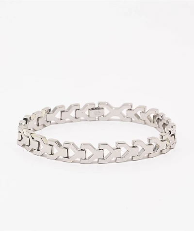 The Gold Gods Y-Link 7.5" Silver Bracelet