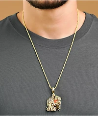 The Gold Gods x Attack On Titan Eren Roar 22" Rope Chain Necklace